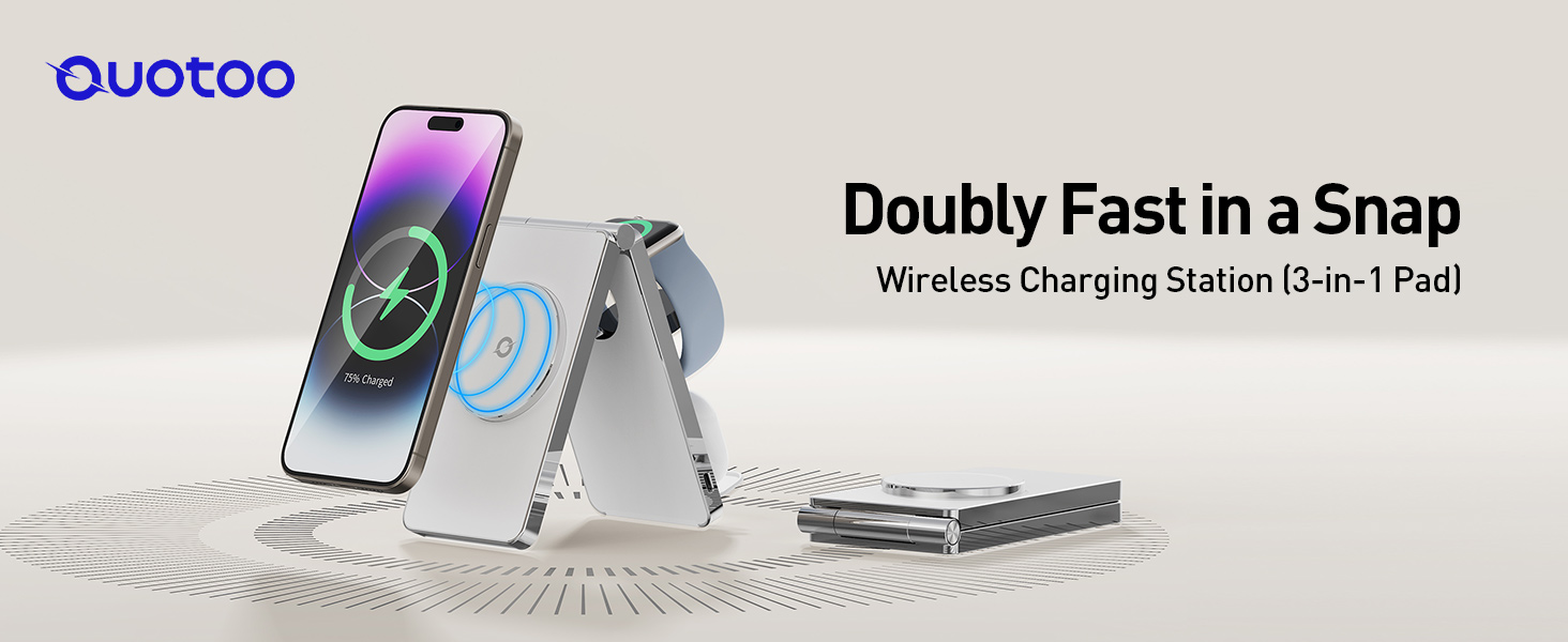 3in1 wireless charging station