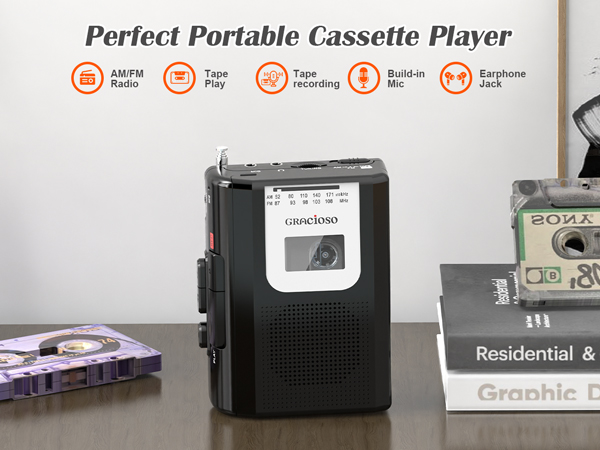 1 cassette player