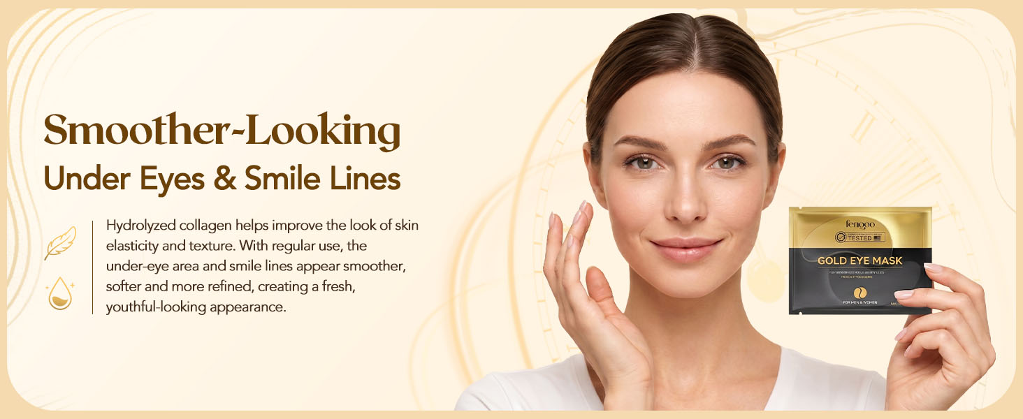 Smoother-Looking Under Eyes &amp;amp;amp;amp;amp; Smile Lines appear smoother, softer and more refined