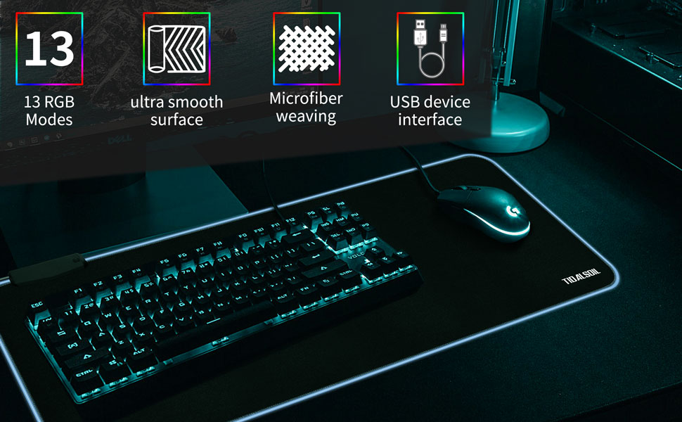 Optimized for gaming mice and keyboards Make your mouse tracking more accurate and faster
