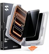 SMARTDEVIL 2 Pack Privacy Screen Protector for iPhone 17 Pro Max, Anti-Spy | Military-Grade Shatt...