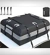 MARCHWAY Waterproof Car Roof Luggage Bag, Weatherproof Soft Shell Rooftop Cargo Carrier Bag for V...
