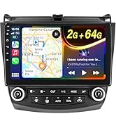 LOVPOI Car Radio Stereo for Honda Accord 7th 2003 2004 2005 2006 2007 with Wireless CarPlay Andro...