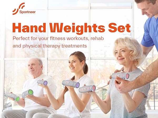 Sportneer Hand Weights Set
