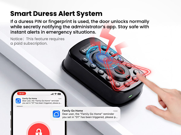 Keyless entry door lock