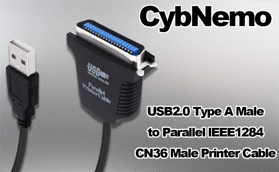 USB to Parallel Printer Cable