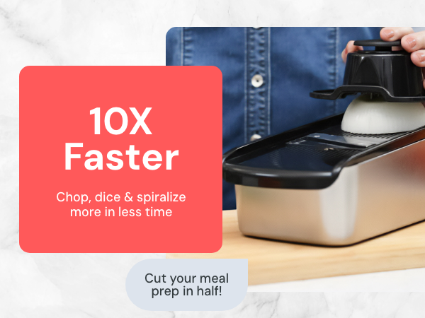 Fullstar 8 in 1 Pro Chopper and Mandoline for faster meal prep