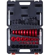 VEVOR Bearing Press Kit, 43 Pcs, Bearing Race and Seal Driver Set with 39 Bushings &amp; Handle Shaft...