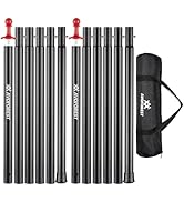 Tent Poles for Tarp, AVOFOREST Camping Tent Tarps Poles Adjustable Camping Accessories 90in Heavy...
