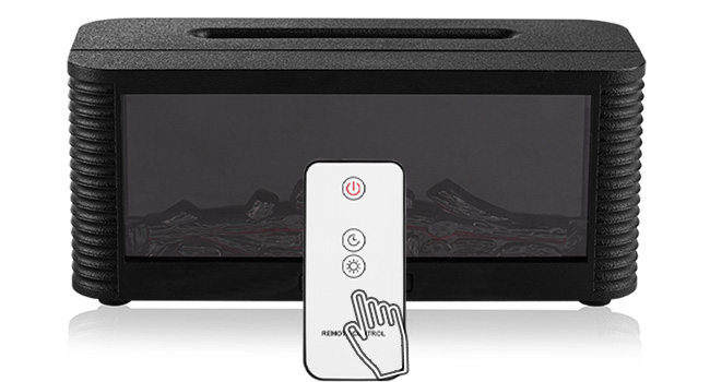 Flame fireplace aroma diffuser