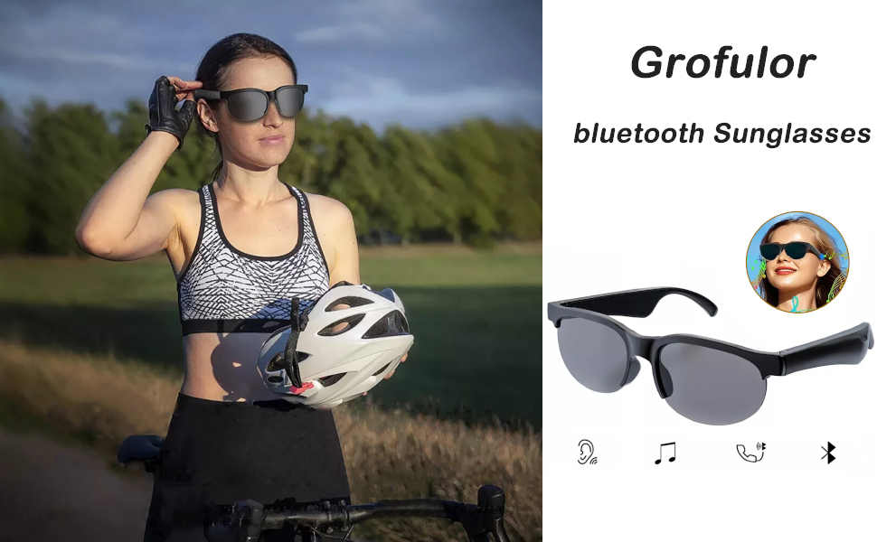 Grofulor Smart Bluetooth Sunglasses
