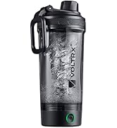 VOLTRX Shaker Bottle, Gallium USB C Rechargeable Electric Protein Shake Mixer, Shaker Cups for Pr...