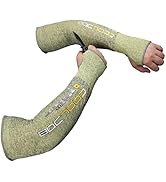 COOLJOB A6 Cut Resistant Sleeves for Gardening Pruning Fishing, 18” Arm Protection for Gardener F...