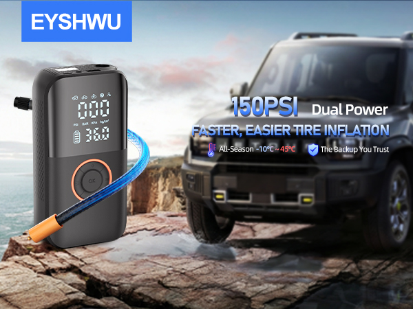 tire inflator portable air compressor