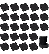 Craftdady 50 pcs Small Black Aircraft Boxes Mini Paper Jewellery Gift Boxes Square Soap Box Shipp...