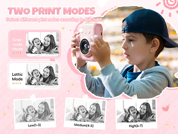 3.0'' Screen 48MP Photo Instant Camera for Kids with 32GB Card kids digital camera