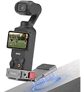 Flymile Pocket 3 Magnetic Mount, Magnet Expansion Adapter Holder with Cold Shoe on Iron Fence etc...