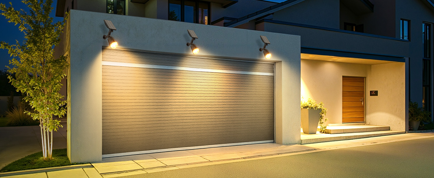 adjustable solar wall lights spot downlights