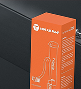 220PSI Mini Bike Floor Pump with Gauge