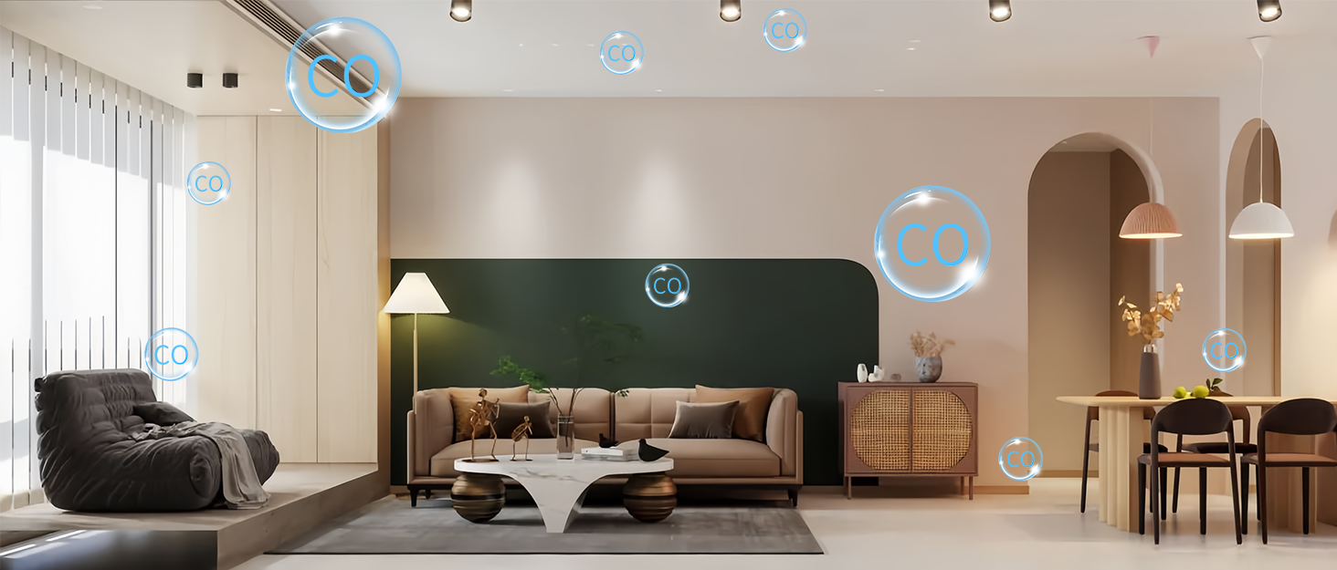 Mini 3-In-1 Carbon Monoxide Detector Suitable