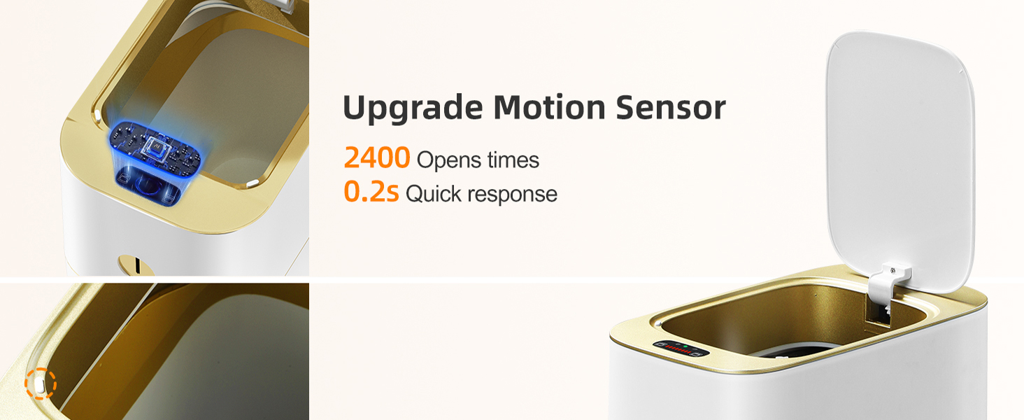 bathroom trash can with lid