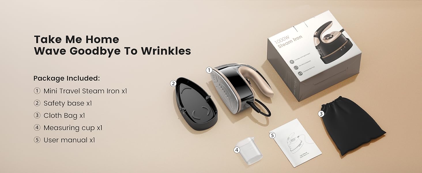 travel iron mini with steam