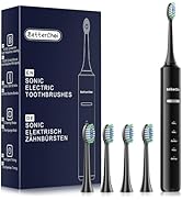 Betterchoi Sonic Electric Toothbrush - 41,000 VPM Maglev Motor - 4 Brush Heads - IPX7 Waterproof,...