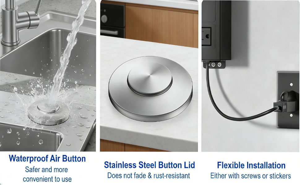 Garbage Disposal Air Switch