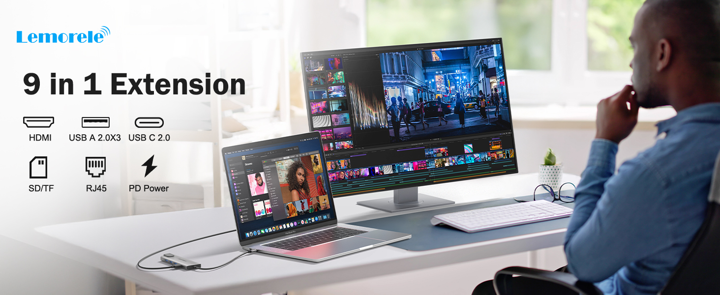 9 in 1 usb c hub TC39