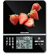 Food Scale with Nutritional Calculator, Digital Display Nutrition Calorie Calculating for Meal Pr...