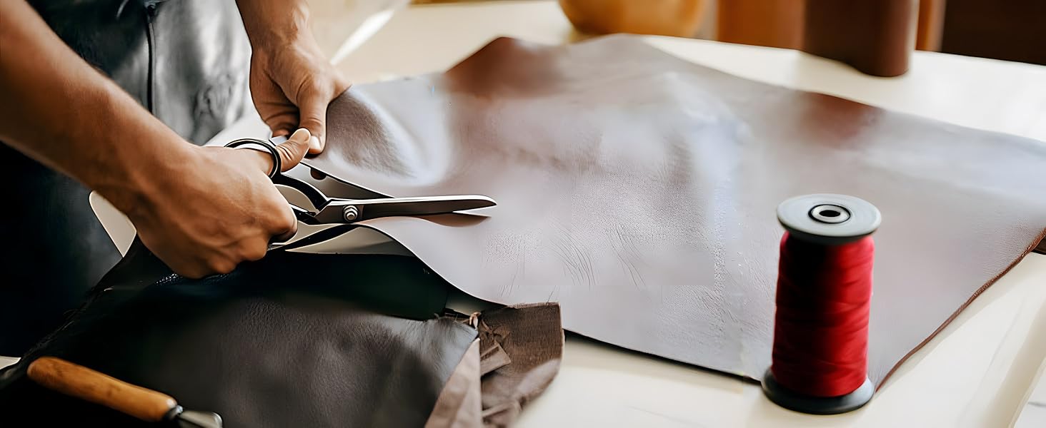 Use as Sewing scissors to cut cleanly and smoothly through multiple layers of fabric, leather, denim