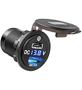 Anina 12V/24V Car Charger Outlet 36W+18W Cigarette Lighter Plug PD USB Charging Socket Reverse Pr...