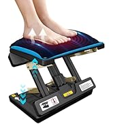 Arejonner Foldable Foot Rest, Computer Foot Rest Under Desk, 12Modes Adjustable Ergonomic Foot Re...