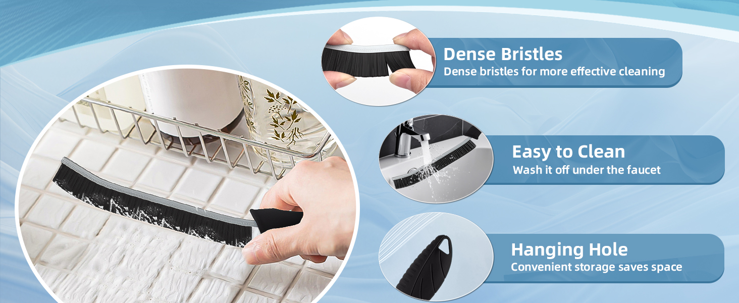 Hard Bristle Crevice Cleaning Brush