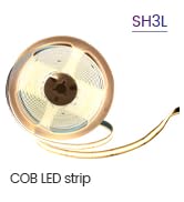 Muzata 16.4FT/5M 320LED/m High Density COB LED Strip Lights DC24V 3000K Spotless Warm White fit L...