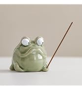 Frog Incense Burner, Incense Holder for Sticks, Ceramic Incense Stick Holder