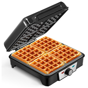4-Slice Belgian Waffle Maker