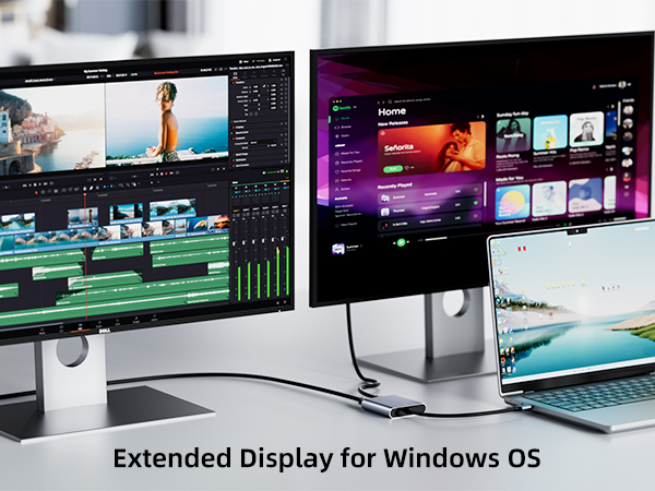usb c to dual hdmi adapter