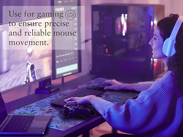 Use for gaming to ensure precise and reliable mouse movement.