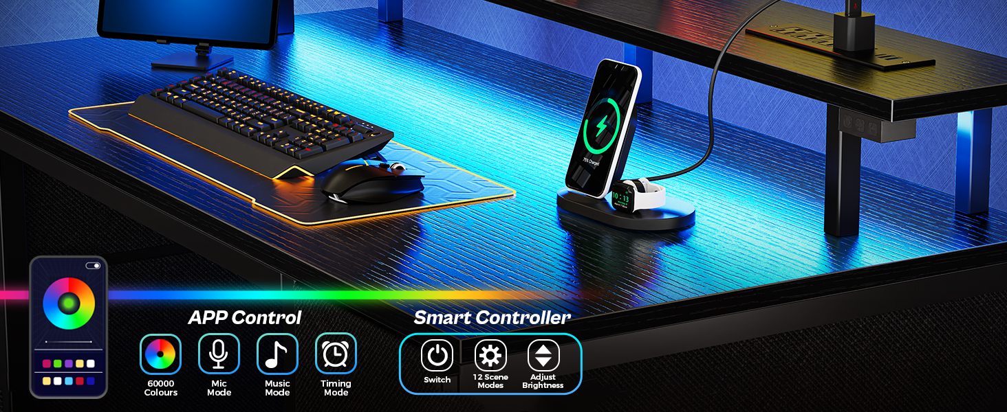 computer desk home office desk gaming desk