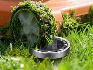 flat solar lights