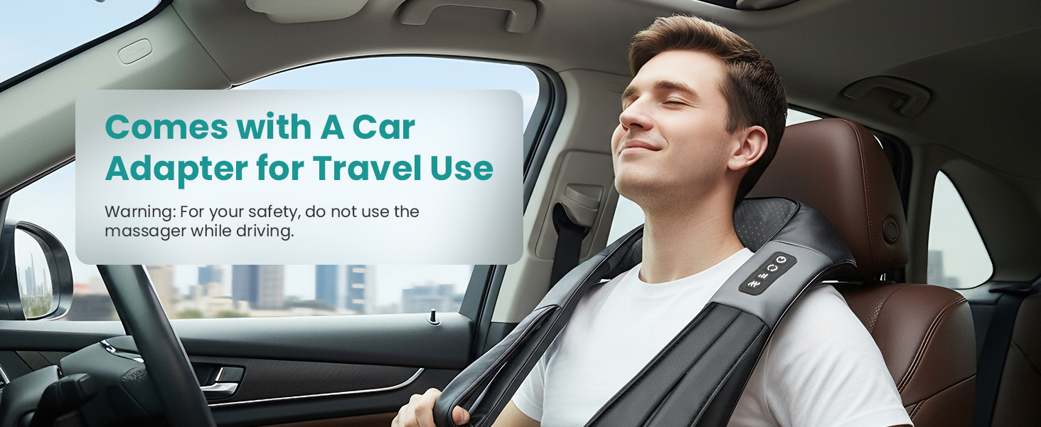 nekteck neck back massager for pain relief deep tissue shoulder massage tool