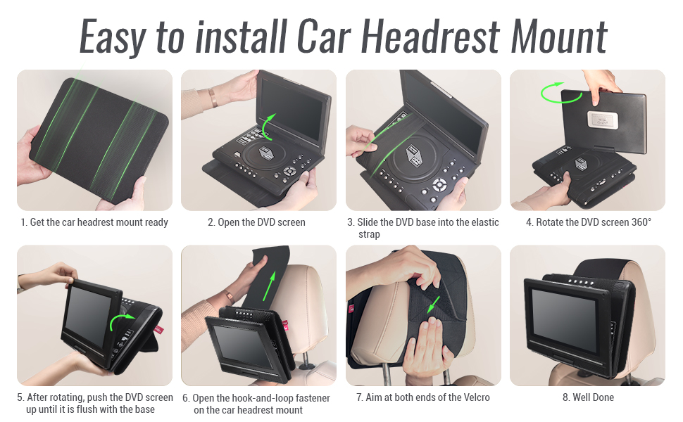 DVD Player Car Mount