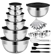 27PCS Stainless Steel Mixing Bowl with Lid Set