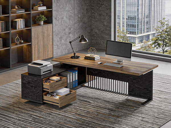  Luxury L Shaped Executive Desk