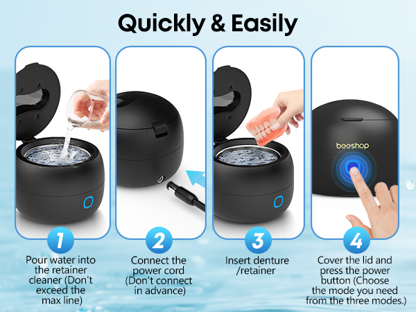 ultrasonic denture cleaner