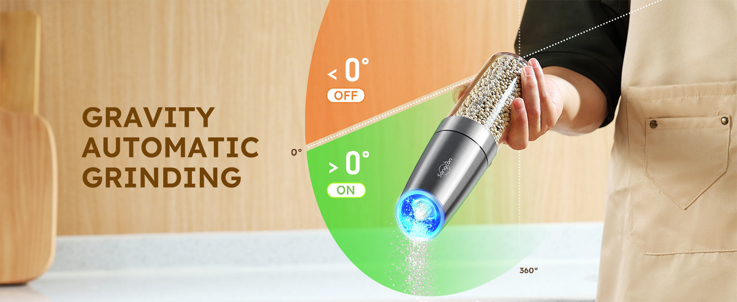 electric salt and pepper grinder battery salt and pepper grinder set