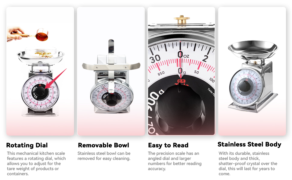 analog scale for food food scale mechanical food weight scale grams and ounces