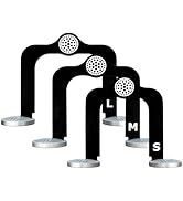 FINGER TEN Golf Putting Gates 3 Gate Sizes S M L(2''/ 2.36''/ 2.76'') with Protective Pouch Putti...