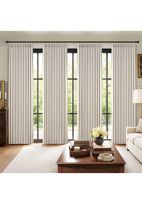 closet door curtain